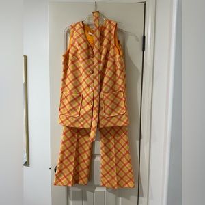 1970s pant suit set